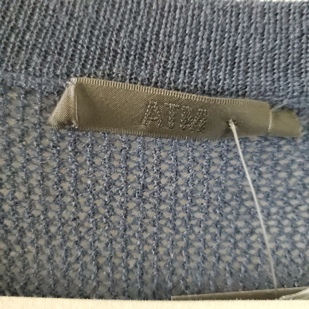 ATM schoolboy merino wool cardigan NWT - Picture 8 of 9
